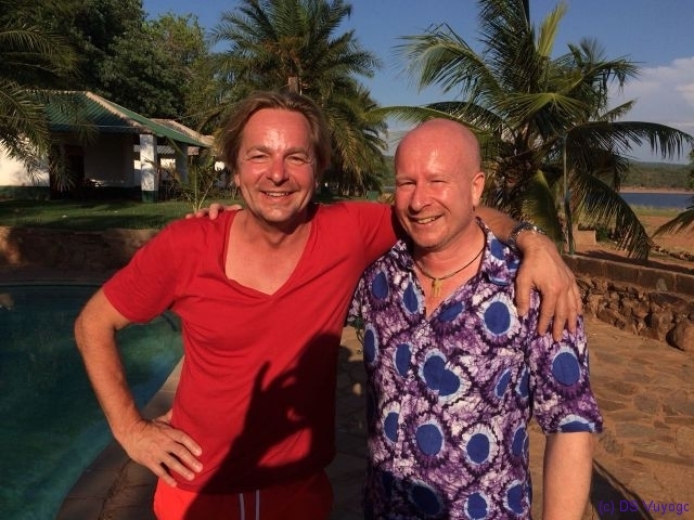 with Thomas at Sandy Beach Lodge, Lake Kariba