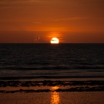 Gambia, Sea, Sunset Sanyang beach, The Gambia