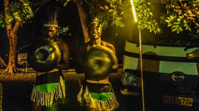 Tongai & ?, Mbira musicians, Victoria Falls, Zimbabwe