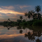Gambia, River, Sunset The Gambia