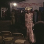 Tata Dindin playing at a fund-raiser, Sanyang, The Gambia