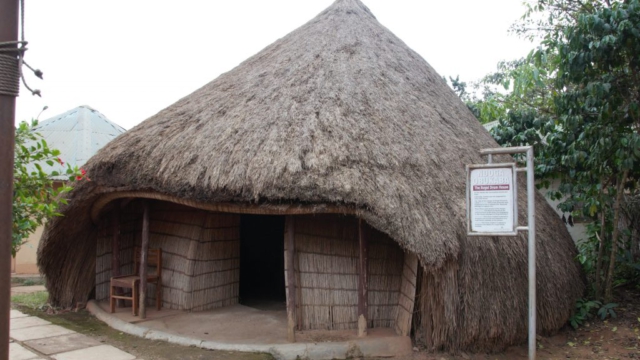 The drum house at the Kasubi tombs