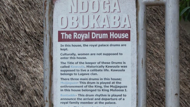 The drum house at the Kasubi tombs