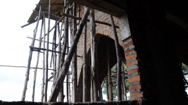 building a church, towards Mbale