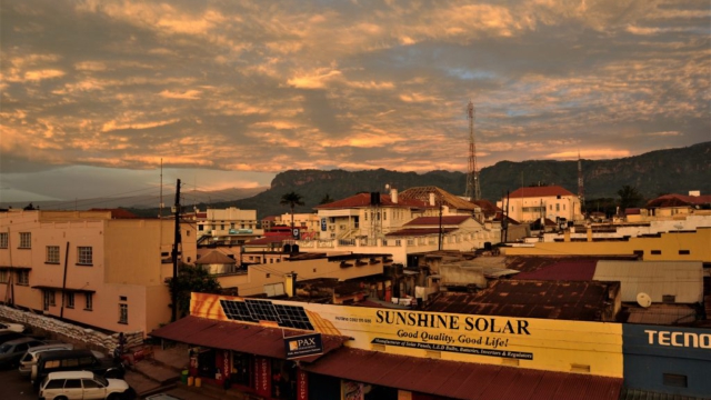 Mbale sunset