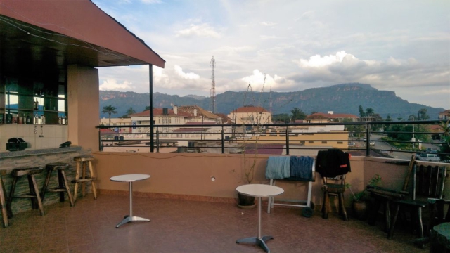 Mbale and Wanale Ridge, view from the Travellers Inn roof top