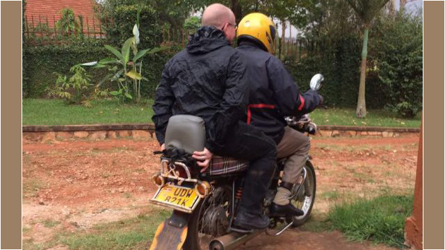 boda boda through Kampala
