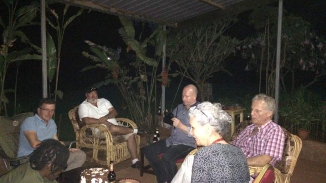 with Stella, Michael, Sheldon, Susanna, myself and Simon