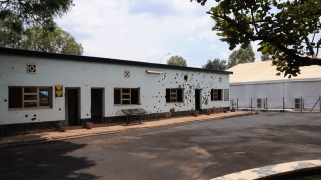 Camp Kigali Belgian memorial