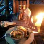 crayfish at Lake Bunyonyi Rock Resort