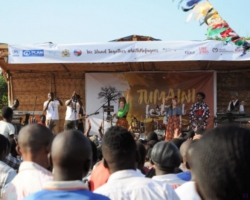Kaka Furaha (Japan) at Tumaini Festival, Dzaleka refugee camp, Malawi