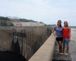 with Ragon and Judy at Kariba Dam