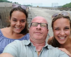 with Ragon and Judy at Kariba Dam