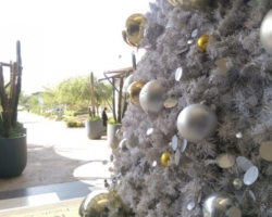 Xmas deco at EastPark Mall, Lusaka