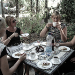 Apfelstrudel mit Schlagoberst at the Austrian Hospice in Jeruslaem on a lovely afternoon during Ramdan ;-)